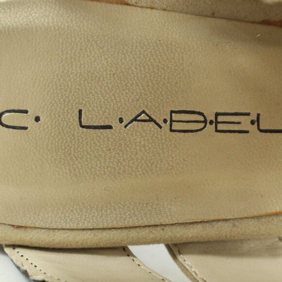 C Label 7.5 Jocelyn Faux Suede Black Patent 1.25" Platform 5.25" Heels - Picture 12 of 12